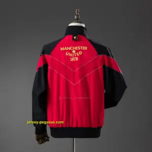 M-U Windbreaker - Black & Red