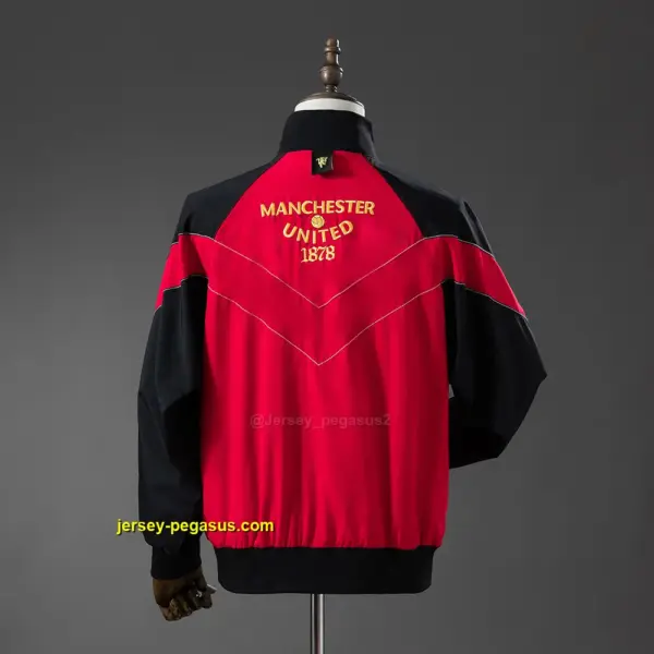 M-U Windbreaker - Black & Red
