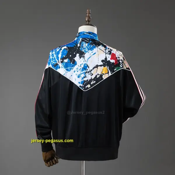 M-U x Stone Roses Track Top 'Black Multi