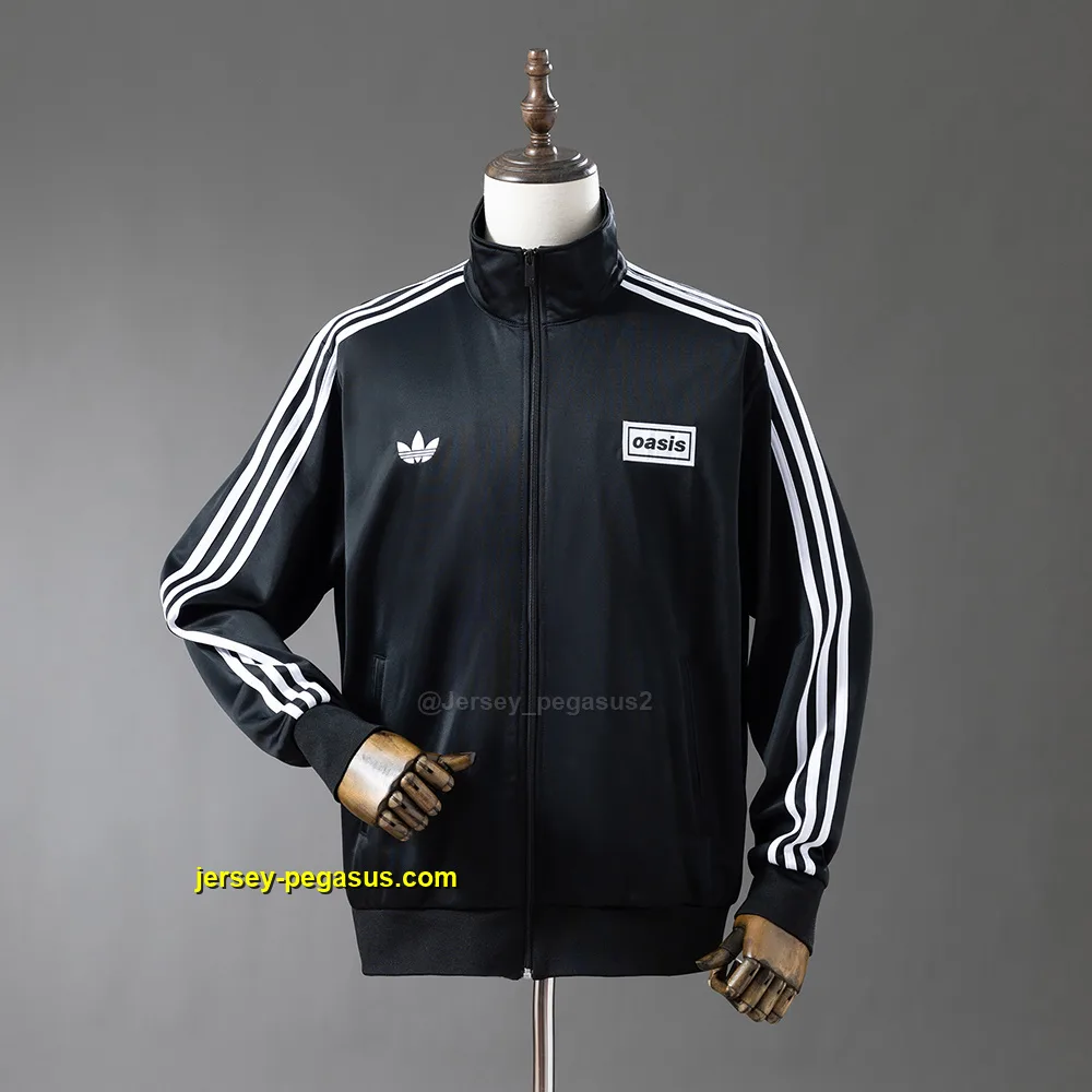 Oasis Flamingo Track Jacket - Black Oasis Flamingo Track Jacket - Black