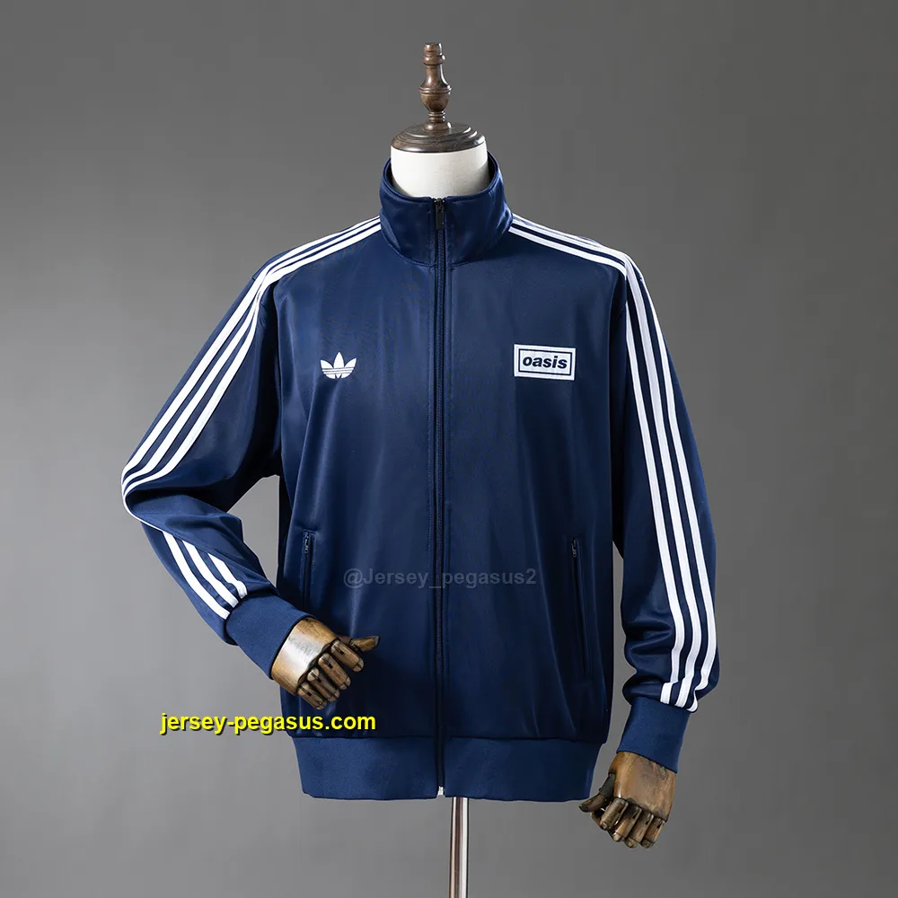Oasis Flamingo Track Jacket - Navy Blue Oasis Flamingo Track Jacket - Navy Blue