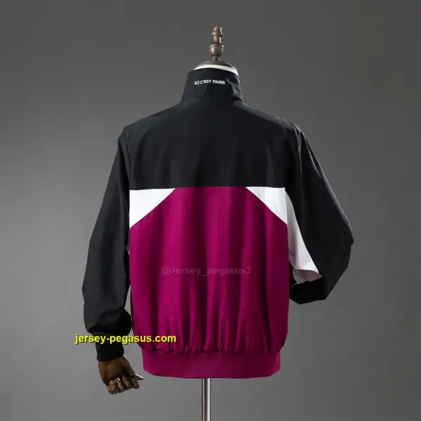 PSG Collaboration Windbreaker - Black & Psychedelic Purple