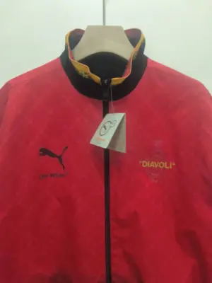 AC milan recersible windbreaker jacket