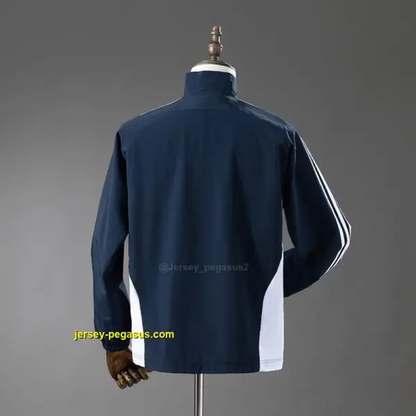 Real Madrid Windbreaker - Navy Blue & White