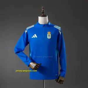 Real Oviedo Training Top Blue
