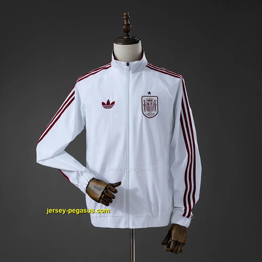 Spain 2026 Windbreaker White