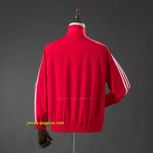 Three stripes red Windbreaker