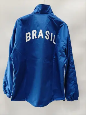 Brazil 2026 blue windbreaker jacket