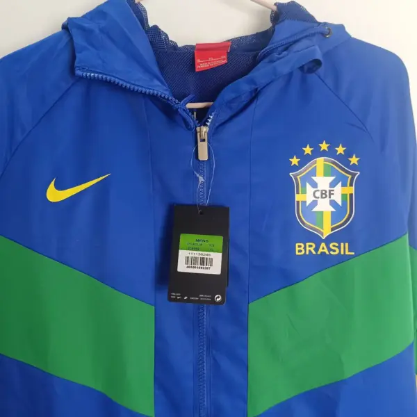Brazil blue windbreaker jacket M-XXL