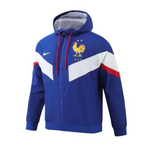 France blue windbreaker jacket