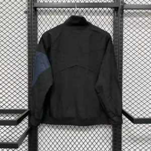 Inter black windbreaker jacket