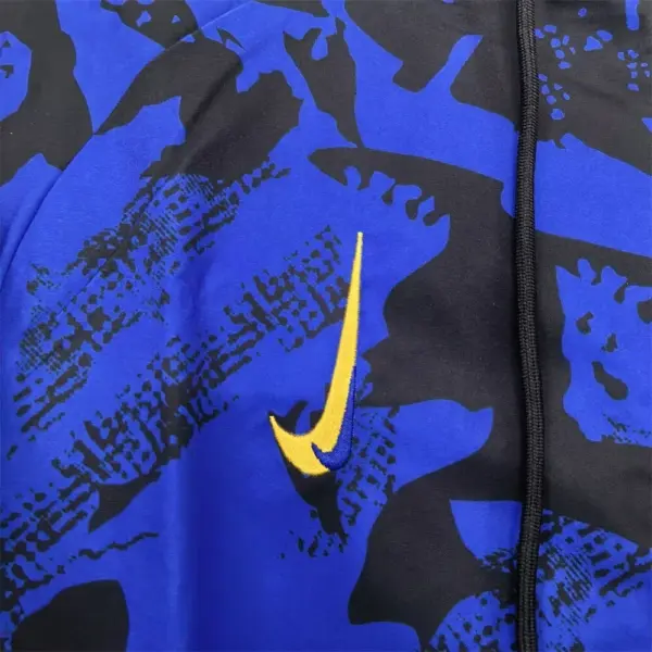 Inter blue windbreaker jacket