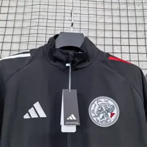 Ajax black windbreaker jacekt