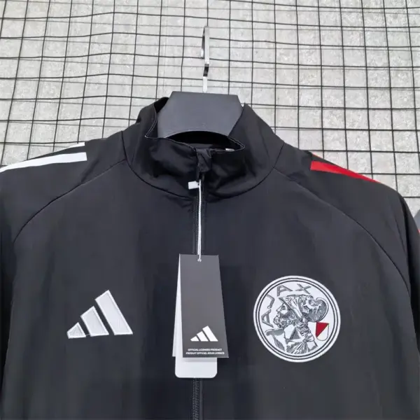 Ajax black windbreaker jacekt