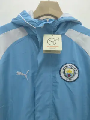 Man City blue windbreaker jacket