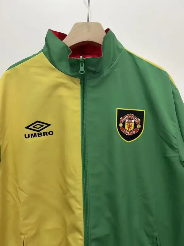 Man U retro reversible windbreaker jacket