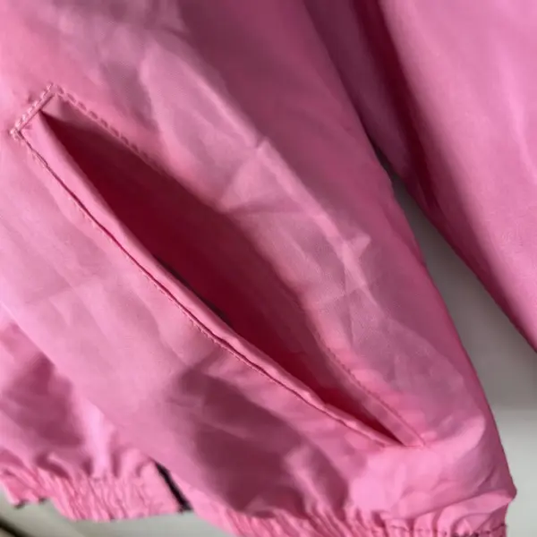Miami pink reversible windbreaker jacket