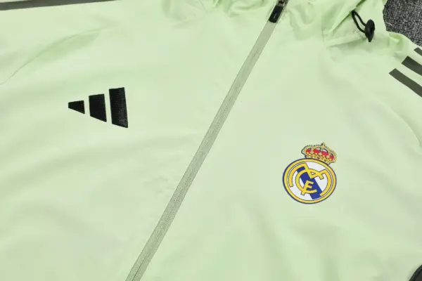 Real Madrid green windbreaker jacket and pants