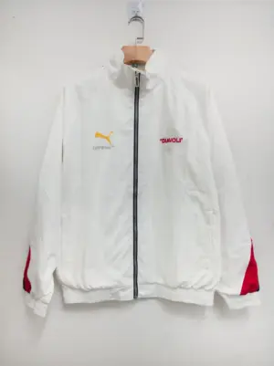 AC milan white windbreaker jacket