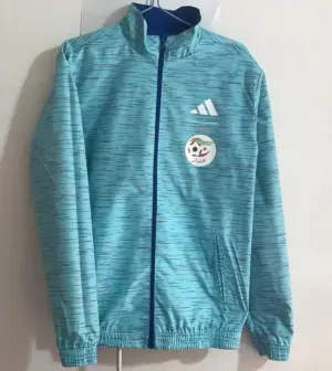 Algeria blue green reversible windbreaker jacket