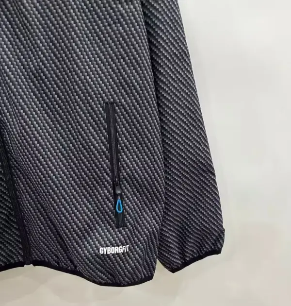 Napoli black windbreaker jacket