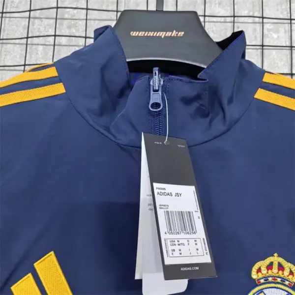 Real Madrid blue recersible windbreaker jacket