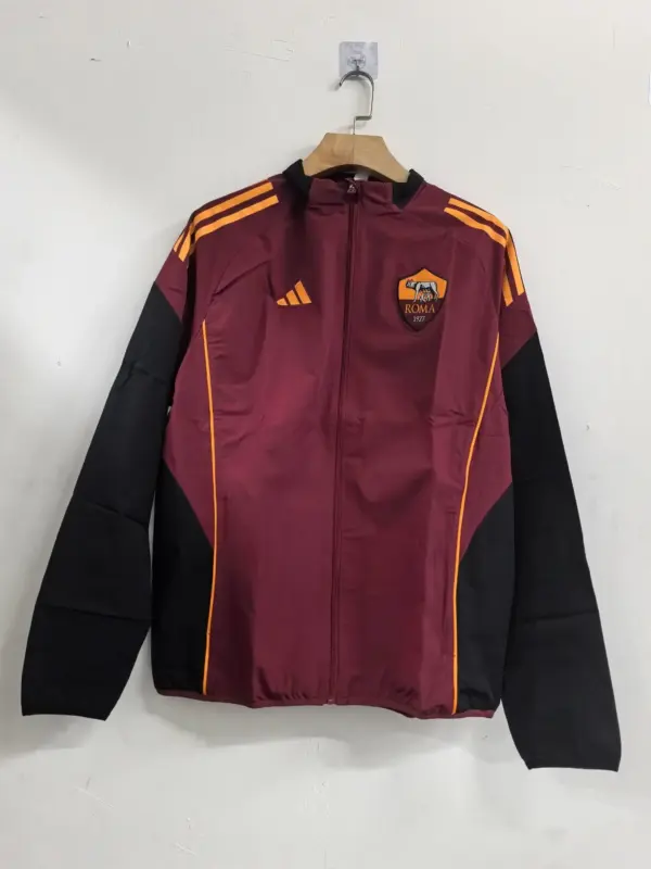 Roma maroon windbreaker jacket