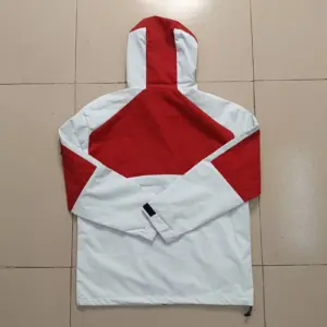 Sevilla red white windbreaker jacket