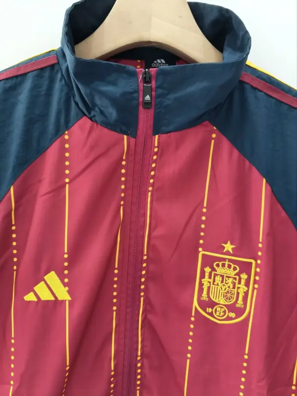 Spain 2026 red windbreaker jacket+pants