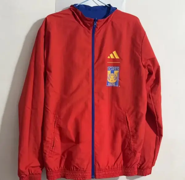 Tigres blue red reversible windbreaker jacket