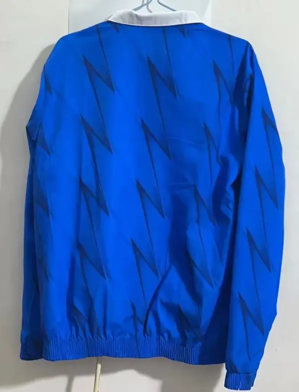 al hilal blue white reversible windbreaker jacket