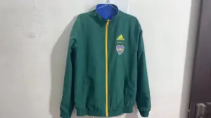 boca blue green reversible windbreaker jacket