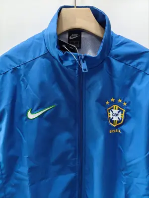 Brazil 2026 blue windbreaker jacket