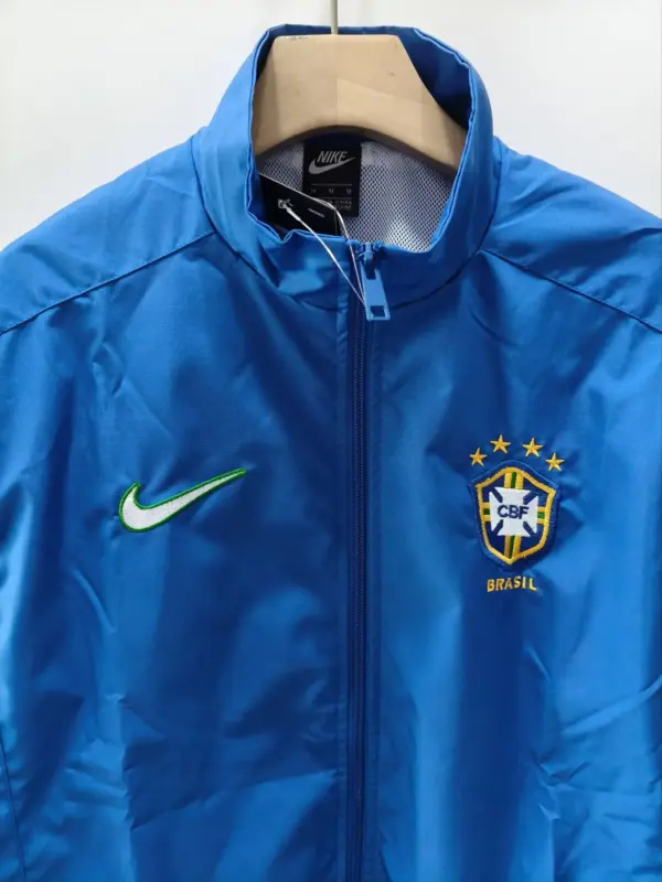 Brazil 2026 blue windbreaker jacket