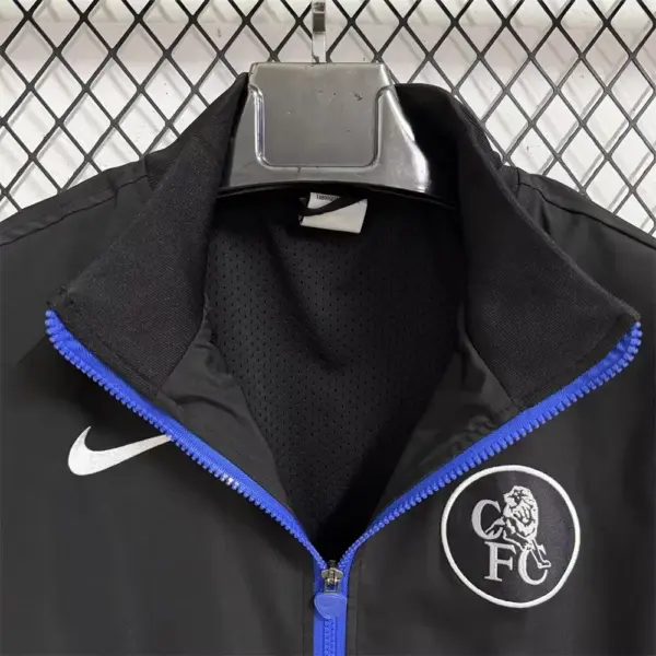 Chelsea black windbreaker jacket