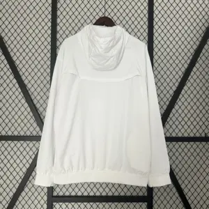England white windbreaker jacket