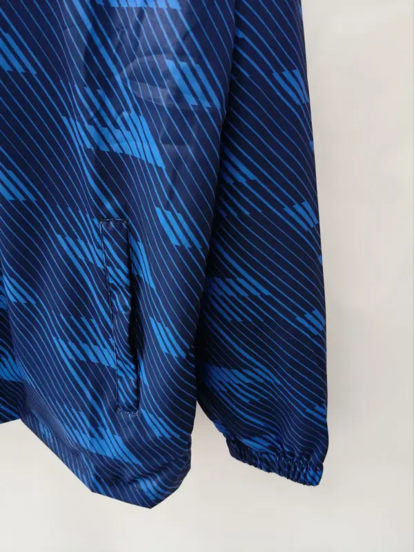 France 2026 blue windbreaker jacket+pants