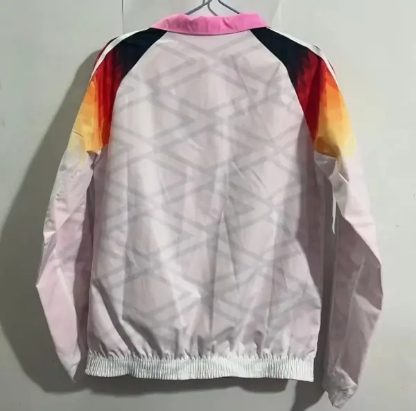 Germany white pink reversible windbreaker jacket