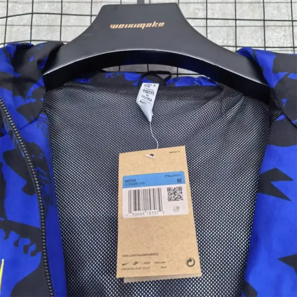 Inter blue windbreaker jacket