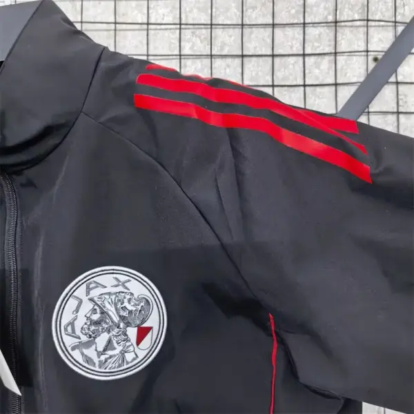 Ajax black windbreaker jacekt