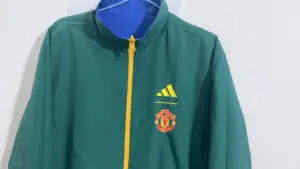 Man U blue green reversible windbreaker jacket