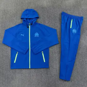 Marseille 2026 blue windbreaker jacket+pants