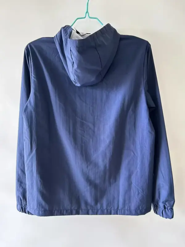 Portugal blue windbreaker jacket