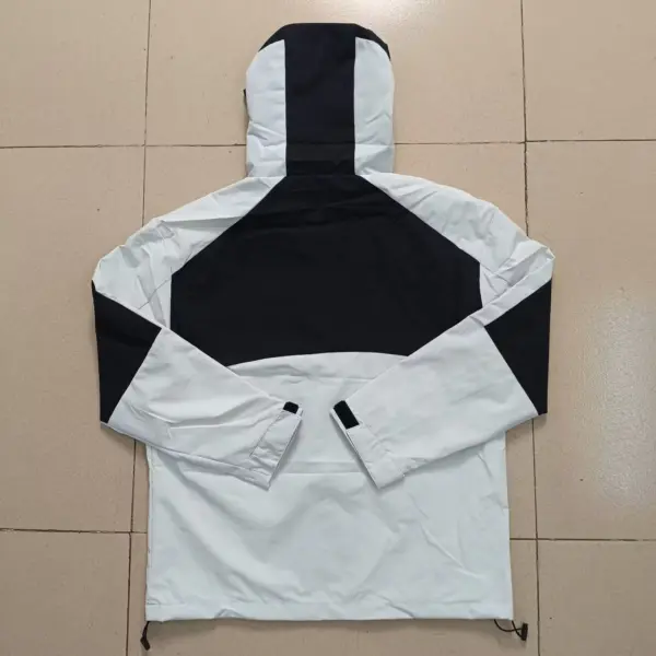 Real Betis black white windbreaker jacket