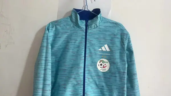 Algeria blue green reversible windbreaker jacket