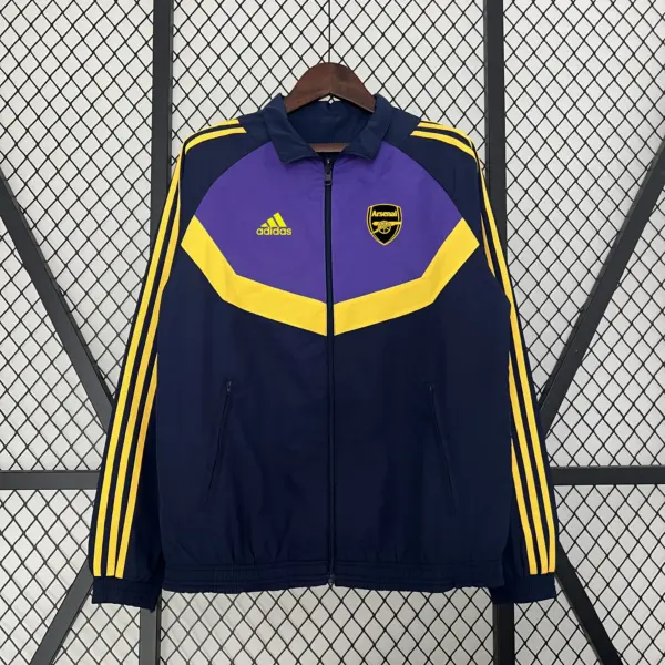 Arsenal pueple blue reversible jakcet