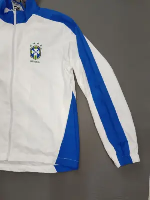 Brazil 1998 white windbreaker jacket