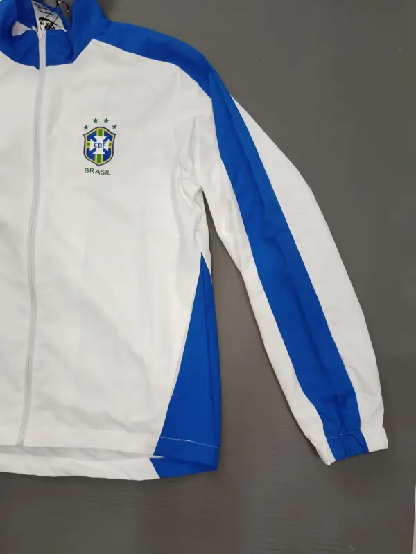 Brazil 1998 white windbreaker jacket