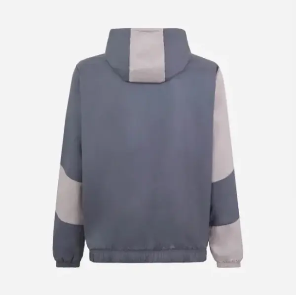AC milan grey windbreaker jacket
