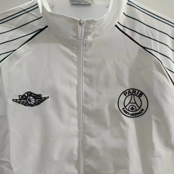 Paris white windbreaker jacket